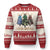 Funny Xmas Hunting Ugly Christmas Sweater Season Greetings Camouflage Xmas Tree Reindeers TS11 Red Print Your Wear