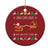 Funny Xmas Deer Hunting Christmas Ornament You Can Run But You Can't Hide Santa TS11 Print Your Wear