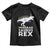 Funny Hanukkah Toddler T Shirt Menorah Saurus Rex Dinosaur David Star TS11 Black Print Your Wear