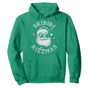 Funny Skibidi Rizzmas Christmas Hoodie Vintage Sigmas Charisma Rizz Cool Santa TS11 Irish Green Print Your Wear