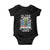 Funny Hanukkah Christmas Baby Onesie In This House We Celebrate Love Chrismukkah TS11 Black Print Your Wear