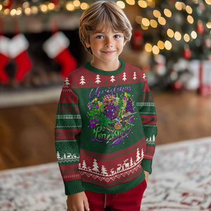 Xmas Cajun Louisiana Saint Symbol Alligator Pelican Tree Ugly Christmas Sweater TS11 Christmas Print Your Wear