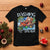 Funny Christmas Cajun Louisiana T Shirt Dashing Through The Sneaux Santa Alligator TS11 Black Print Your Wear