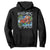 Funny Christmas Cajun Louisiana Hoodie Dashing Through The Sneaux Santa Alligator TS11 Black Print Your Wear