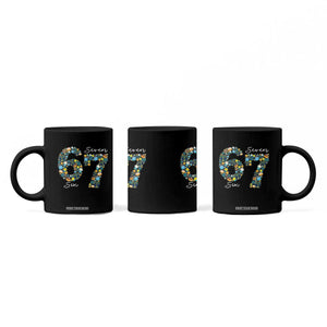 Funny Hanukkah 67 Coffee Mug Six Seven Meme Chanukah Dreidel Gelt Star Of David TS11 Print Your Wear