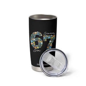 Funny Hanukkah 67 Tumbler Cup Six Seven Meme Chanukah Dreidel Gelt Star Of David TS11 Print Your Wear