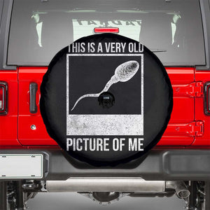 Funny This Is A Very Old Picture Of Me Spare Tire Cover Adult Humor Gag Gift TS11 Black Print Your Wear