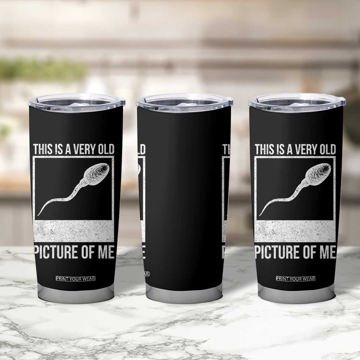 Funny This Is A Very Old Picture Of Me Tumbler Cup Adult Humor Gag Gift TS11 Print Your Wear