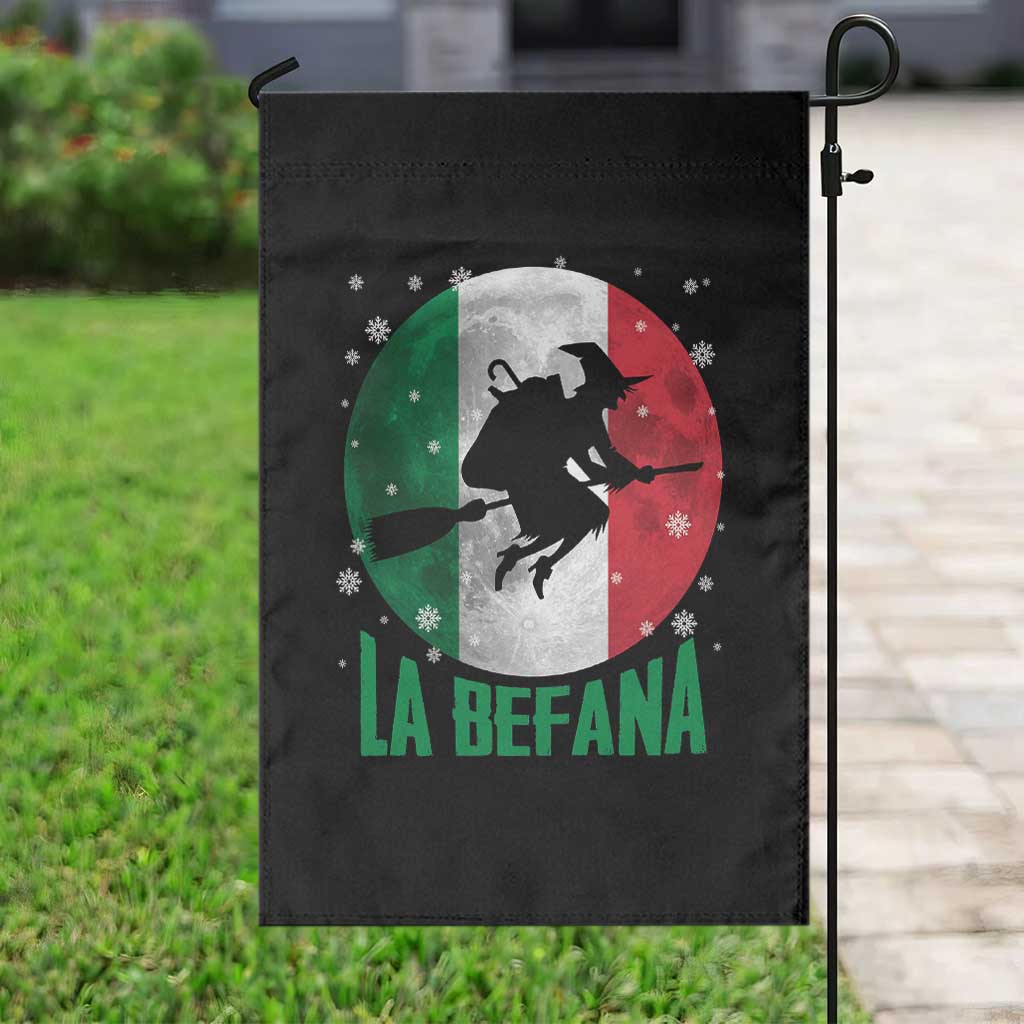 La Befana Italian Christmas Garden Flag Xmas Witch Folklore Italy Holiday TS11 Print Your Wear