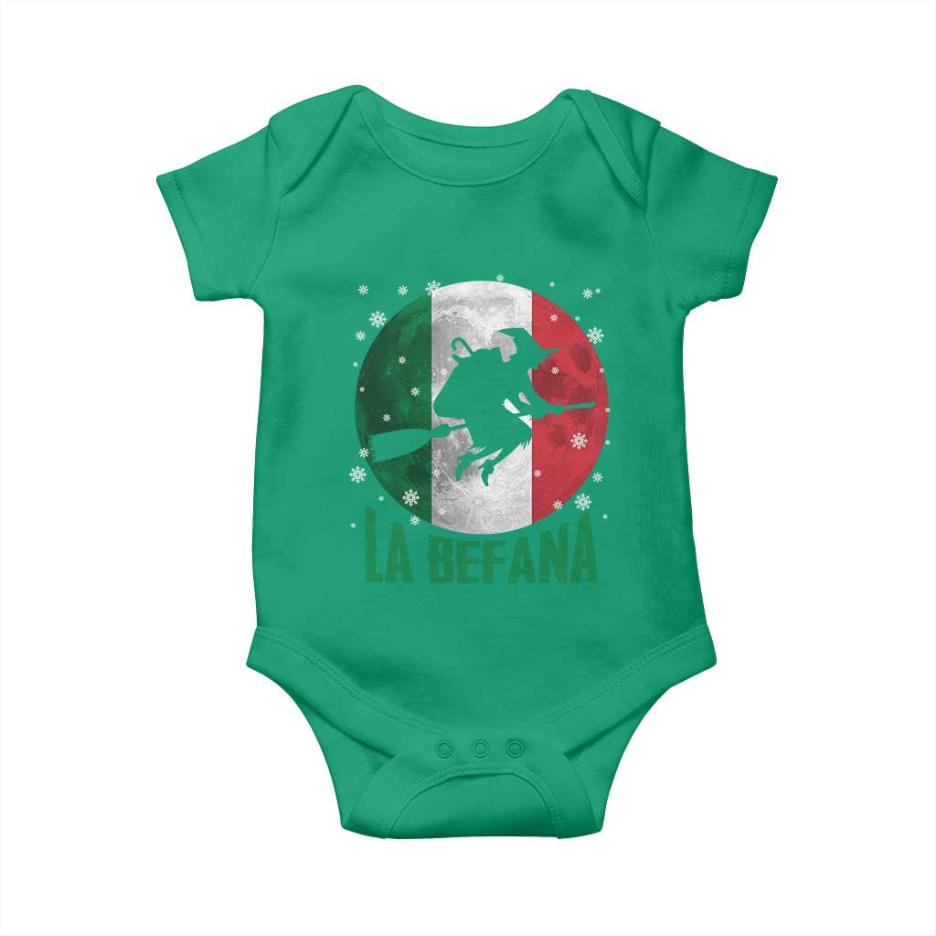 La Befana Italian Christmas Baby Onesie Xmas Witch Folklore Italy Holiday TS11 Irish Green Print Your Wear