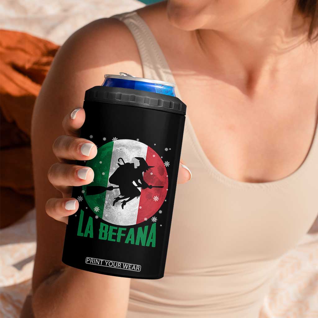La Befana Italian Christmas 4 in 1 Can Cooler Tumbler Xmas Witch Folklore Italy Holiday TS11 Print Your Wear