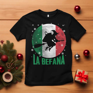 La Befana Italian Christmas T Shirt Xmas Witch Folklore Italy Holiday TS11 Black Print Your Wear