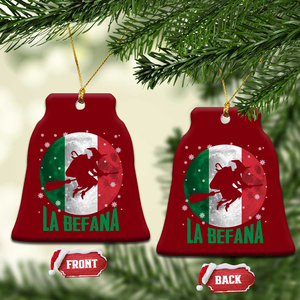 La Befana Italian Christmas Ceramic Ornament Xmas Witch Folklore Italy Holiday TS11 Print Your Wear