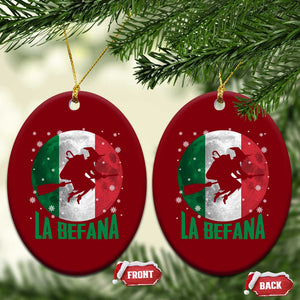 La Befana Italian Christmas Ceramic Ornament Xmas Witch Folklore Italy Holiday TS11 Print Your Wear