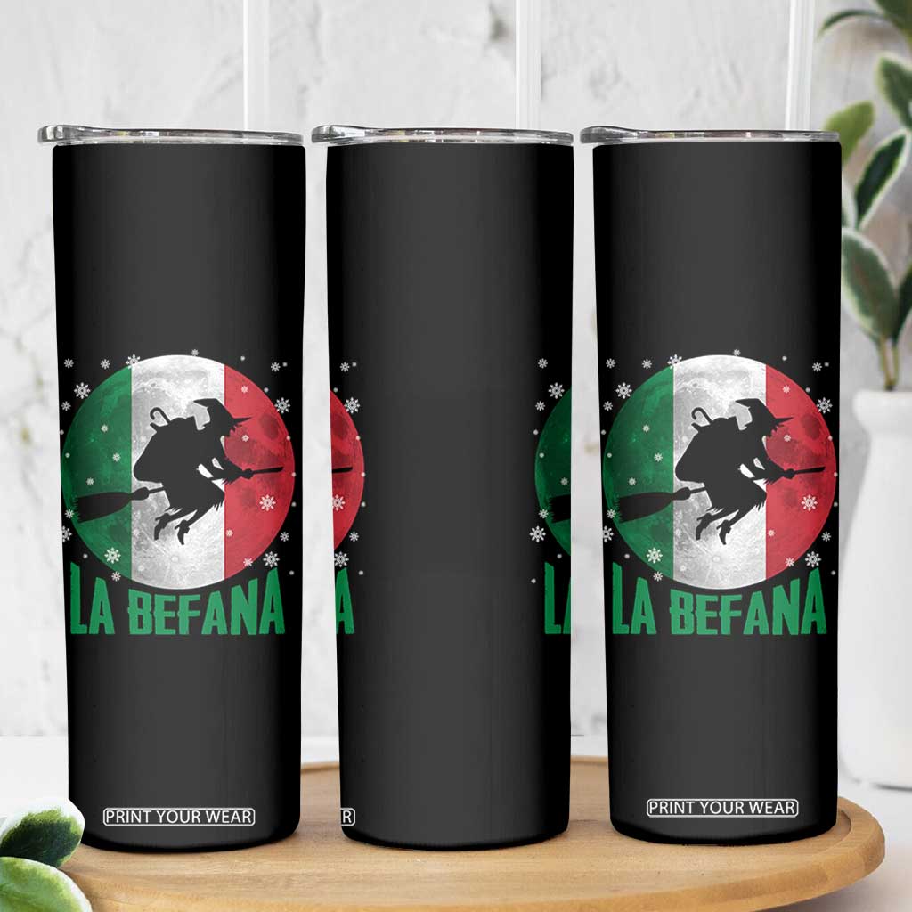 La Befana Italian Christmas Skinny Tumbler Xmas Witch Folklore Italy Holiday TS11 Print Your Wear