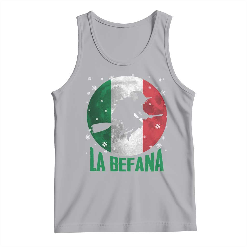 La Befana Italian Christmas Tank Top Xmas Witch Folklore Italy Holiday TS11 Athletic Heather Print Your Wear