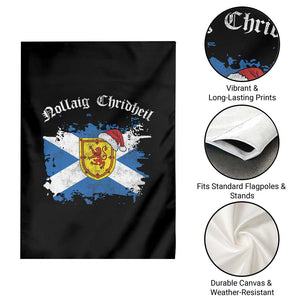 Scottish Christmas Garden Flag Nollaig Chridheil Gaelic Xmas Scotland Lion Rampant TS11 Print Your Wear