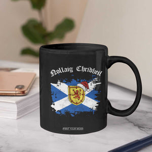 Scottish Christmas Coffee Mug Nollaig Chridheil Gaelic Xmas Scotland Lion Rampant TS11 Print Your Wear