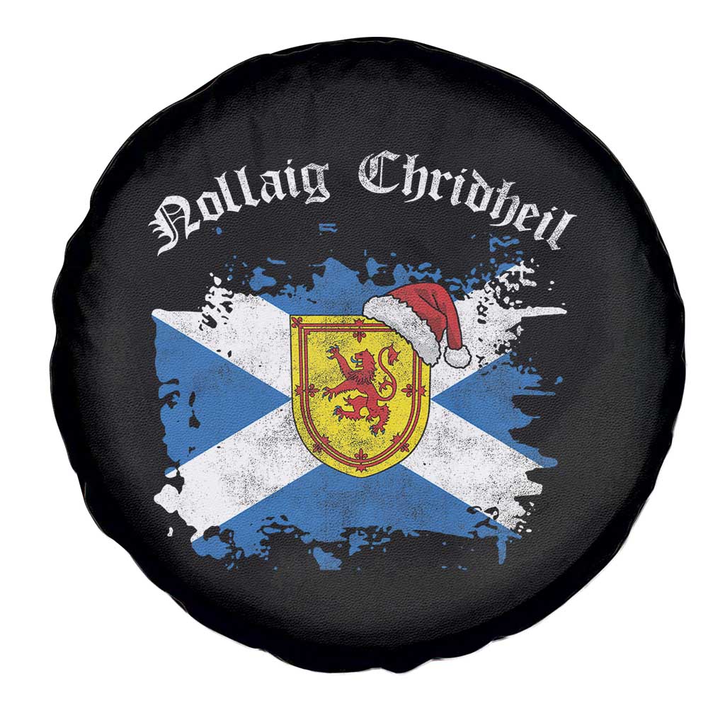 Scottish Christmas Spare Tire Cover Nollaig Chridheil Gaelic Xmas Scotland Lion Rampant TS11 Print Your Wear