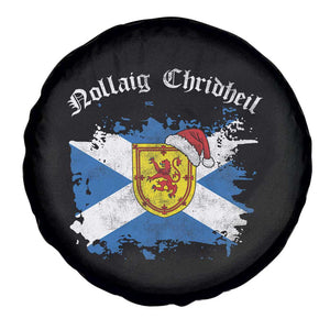 Scottish Christmas Spare Tire Cover Nollaig Chridheil Gaelic Xmas Scotland Lion Rampant TS11 Print Your Wear