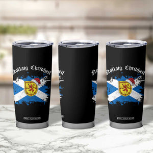 Scottish Christmas Tumbler Cup Nollaig Chridheil Gaelic Xmas Scotland Lion Rampant TS11 Print Your Wear