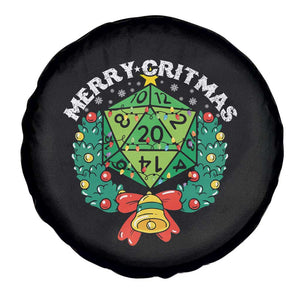 Funny Christmas RPG Spare Tire Cover Merry Critmas D20 RPG Gamer Dice Gaming Xmas TS11 Print Your Wear