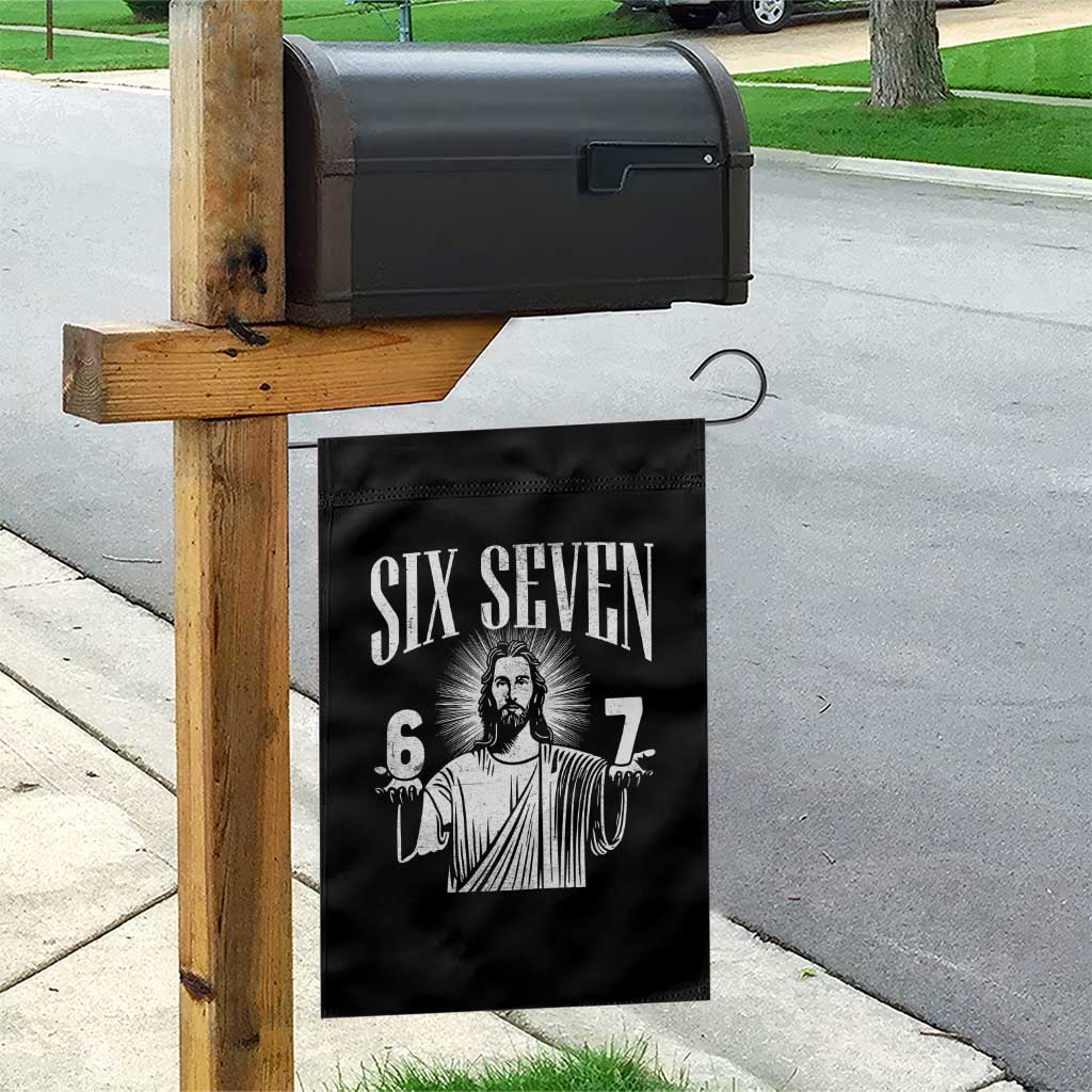 Funny Jesus 67 Garden Flag God Six Seven Meme Religious Christian TS11 Print Your Wear