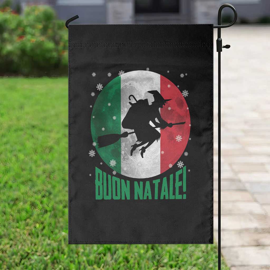 Buon Natale Italian Christmas Garden Flag La Befana Italian Folklore Witch TS11 Print Your Wear