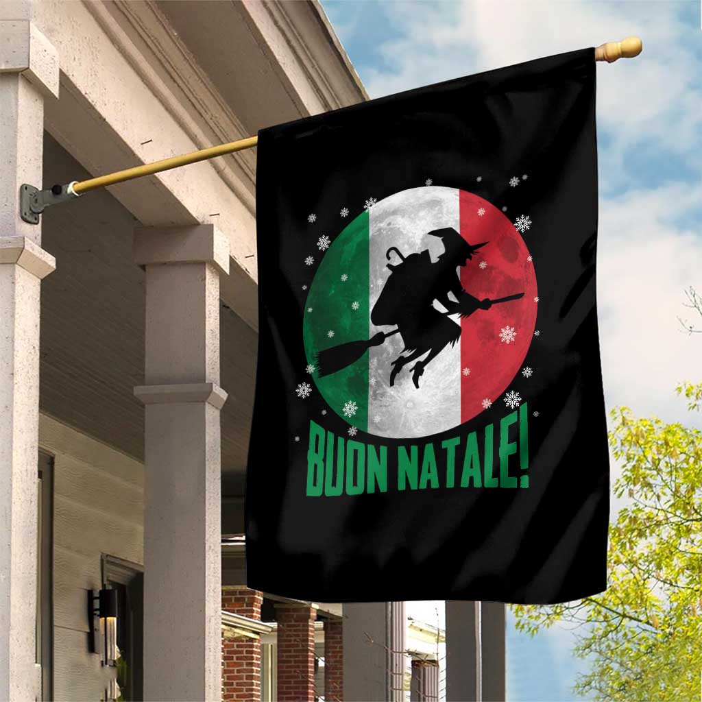 Buon Natale Italian Christmas Garden Flag La Befana Italian Folklore Witch TS11 Print Your Wear