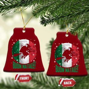 Buon Natale Italian Christmas Ceramic Ornament La Befana Italian Folklore Witch TS11 Print Your Wear