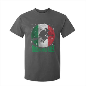 Buon Natale Italian Christmas T Shirt For Kid La Befana Italian Folklore Witch TS11 Dark Heather Print Your Wear