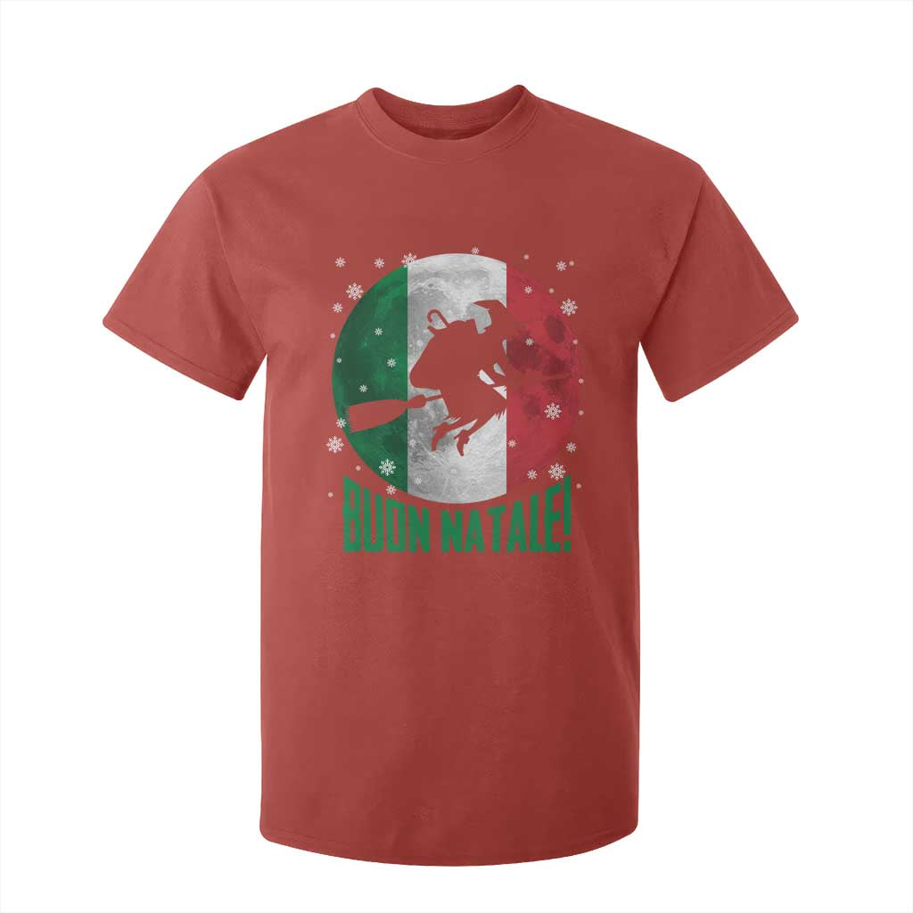 Buon Natale Italian Christmas T Shirt For Kid La Befana Italian Folklore Witch TS11 Red Print Your Wear