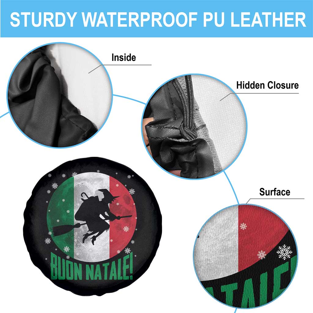 Buon Natale Italian Christmas Spare Tire Cover La Befana Italian Folklore Witch TS11 Print Your Wear
