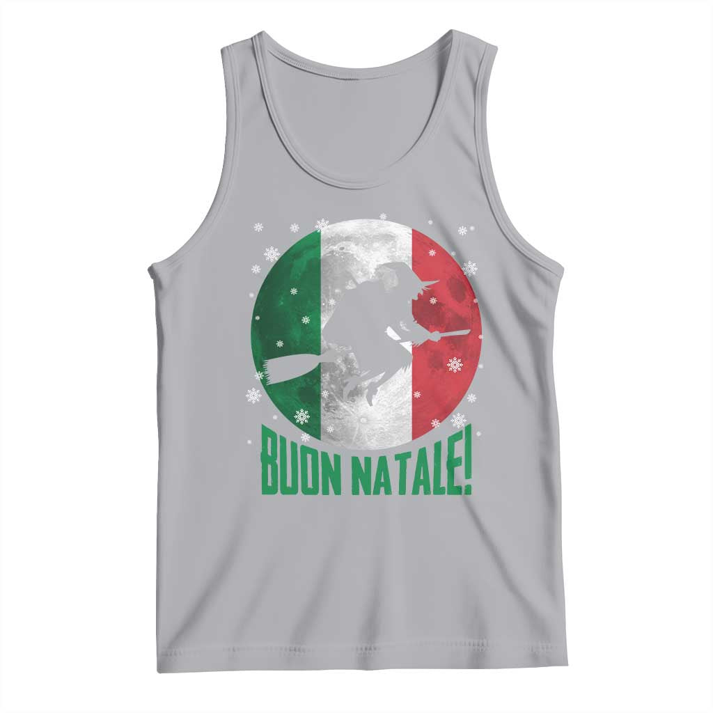 Buon Natale Italian Christmas Tank Top La Befana Italian Folklore Witch TS11 Athletic Heather Print Your Wear