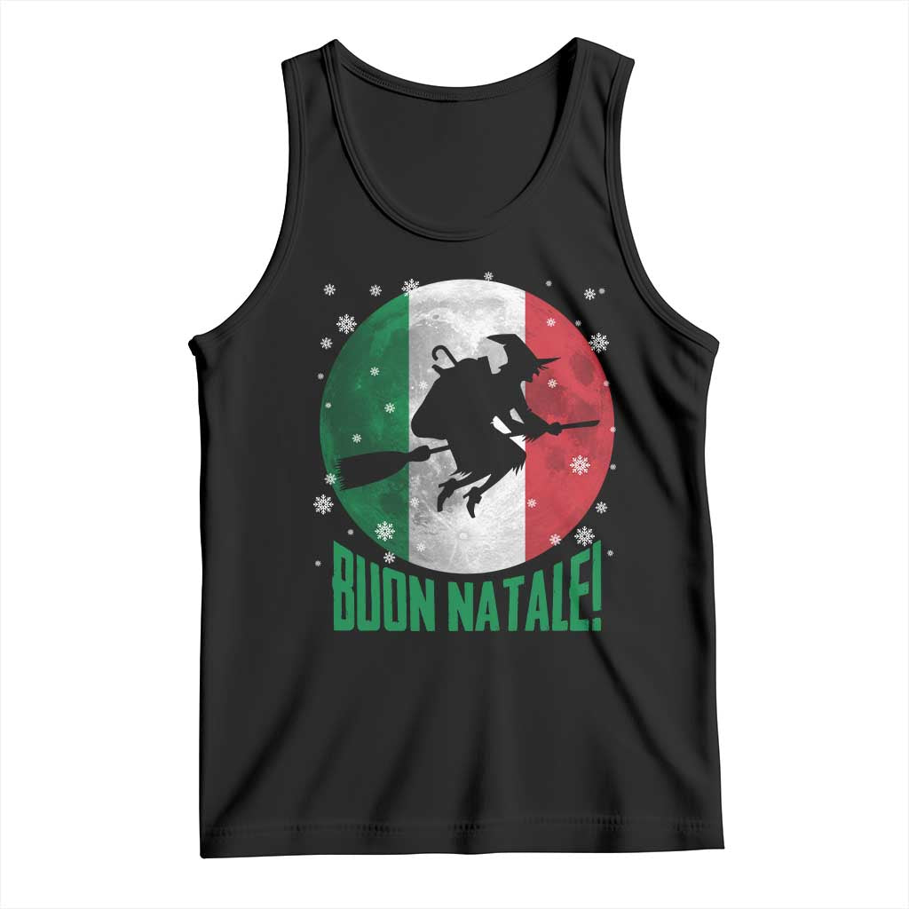 Buon Natale Italian Christmas Tank Top La Befana Italian Folklore Witch - Print Your Wear