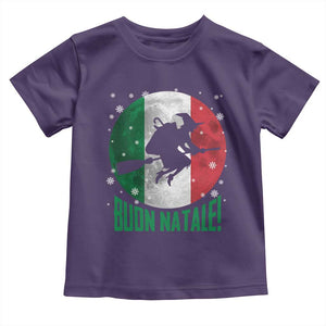 Buon Natale Italian Christmas Toddler T Shirt La Befana Italian Folklore Witch TS11 Purple Print Your Wear