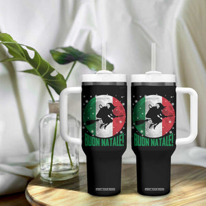 Buon Natale Italian Christmas Tumbler With Handle La Befana Italian Folklore Witch TS11 Print Your Wear