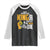 Happy MLK Day Don't Let The Dream Die Raglan Shirt Martin Luther King Black History Month TS11 Black White Print Your Wear