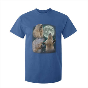 Funny Three Groundhog Moon Groundhog Day Meme T Shirt For Kid TS11 Royal Blue Print Your Wear