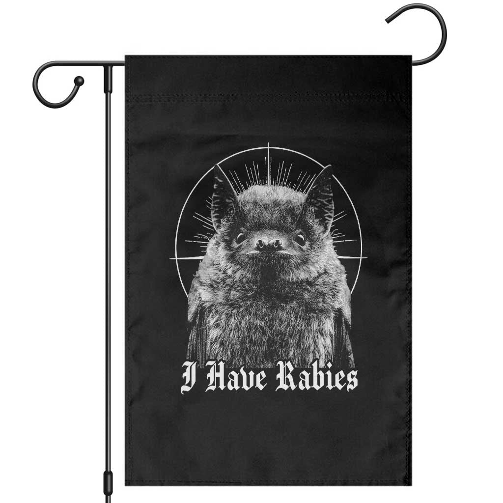 I Have Rabies Bat Garden Flag Funny Meme Quotes Gothic TS11 Black Print Your Wear
