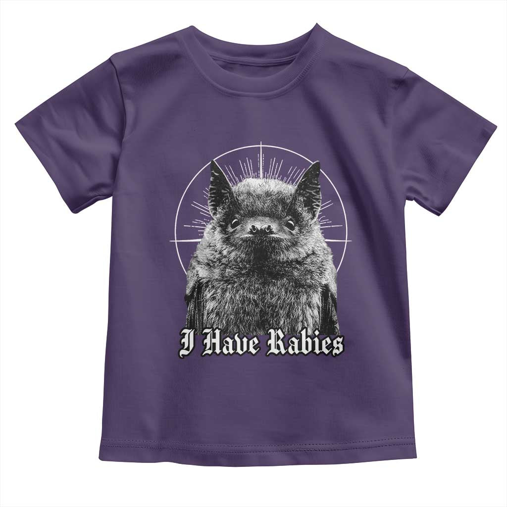I Have Rabies Bat Toddler T Shirt Funny Meme Quotes Gothic TS11 Purple Print Your Wear