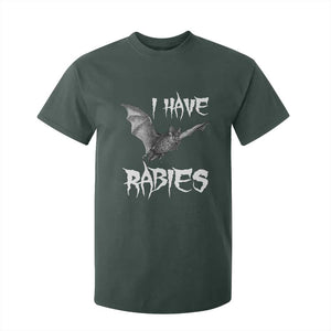 I Have Rabies Bat T Shirt For Kid Funny Meme Quotes TS11 Dark Forest Green Print Your Wear