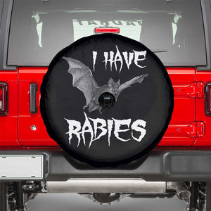 I Have Rabies Bat Spare Tire Cover Funny Meme Quotes TS11 Black Print Your Wear