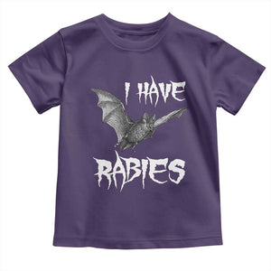I Have Rabies Bat Toddler T Shirt Funny Meme Quotes TS11 Purple Print Your Wear