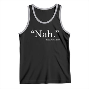 Rosa Parks Quote Tank Top Nah 1955 Black Movement Protest TS11 Black Athletic Heather Print Your Wear