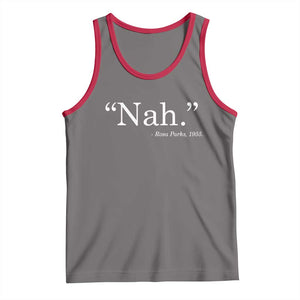 Rosa Parks Quote Tank Top Nah 1955 Black Movement Protest TS11 Deep Heather Red Print Your Wear