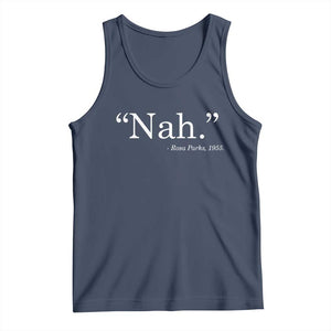 Rosa Parks Quote Tank Top Nah 1955 Black Movement Protest TS11 Navy Print Your Wear