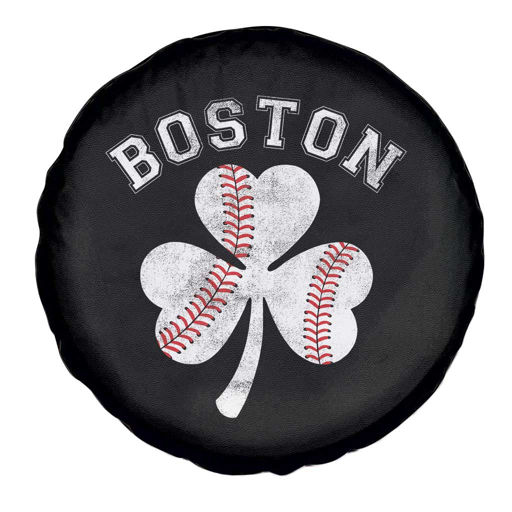 Funny Boston St Patricks Day Baseball Shamrock Spare Tire Cover TS11 Print Your Wear