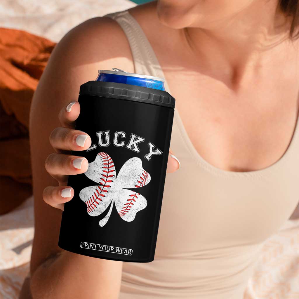 Funny Baseball Lucky Clover St Patricks Day 4 in 1 Can Cooler Tumbler TS11 Print Your Wear