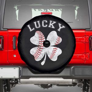 Funny Baseball Lucky Clover St Patricks Day Spare Tire Cover TS11 Black Print Your Wear